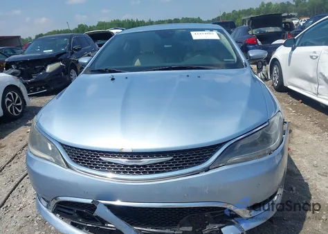 2015 Chrysler 200 C из США, поврежденный, VIN 1C3CCCCB5FN661168